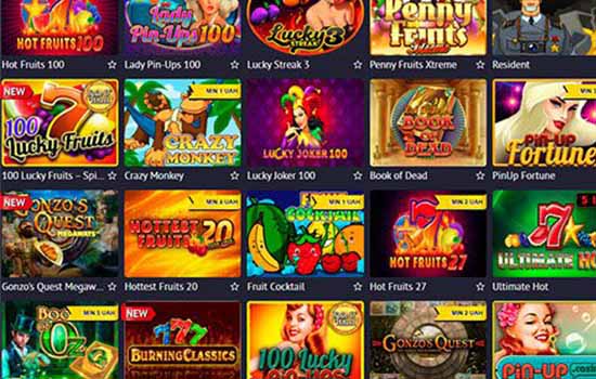 Игры казино Pin Up